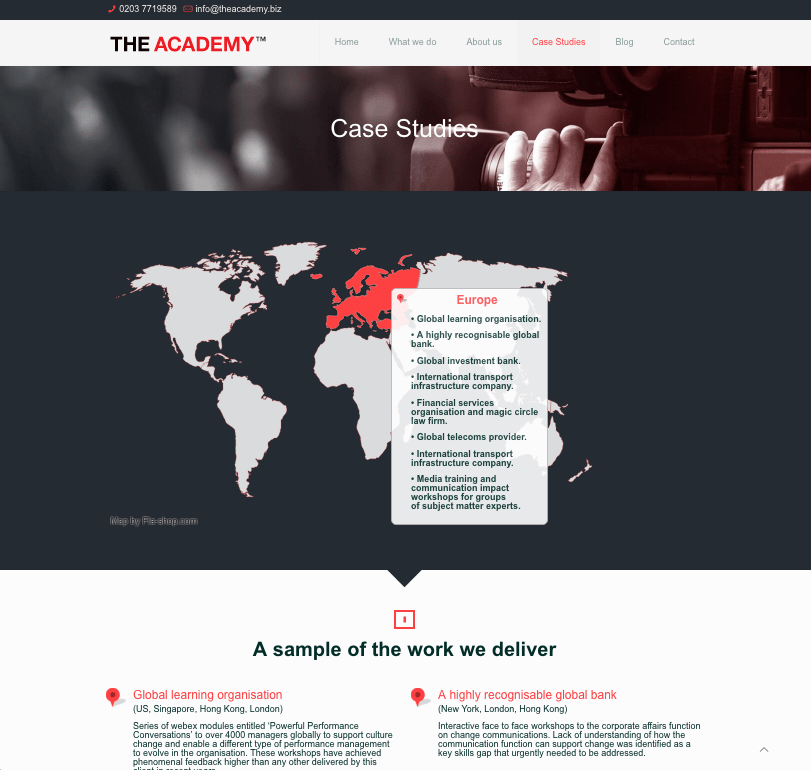 the communication leadership academy case studies page