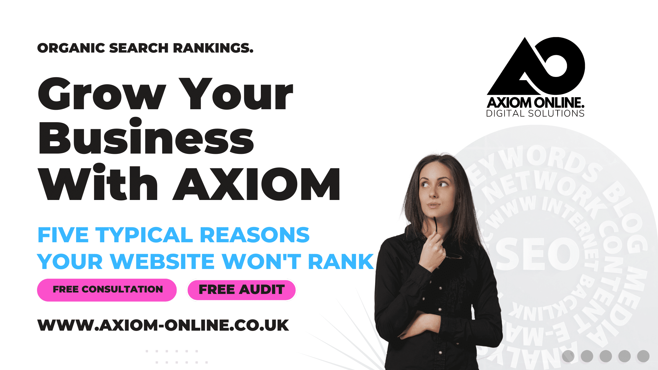 5 typical reasons your website wont rank - website rank - seo - axiom online