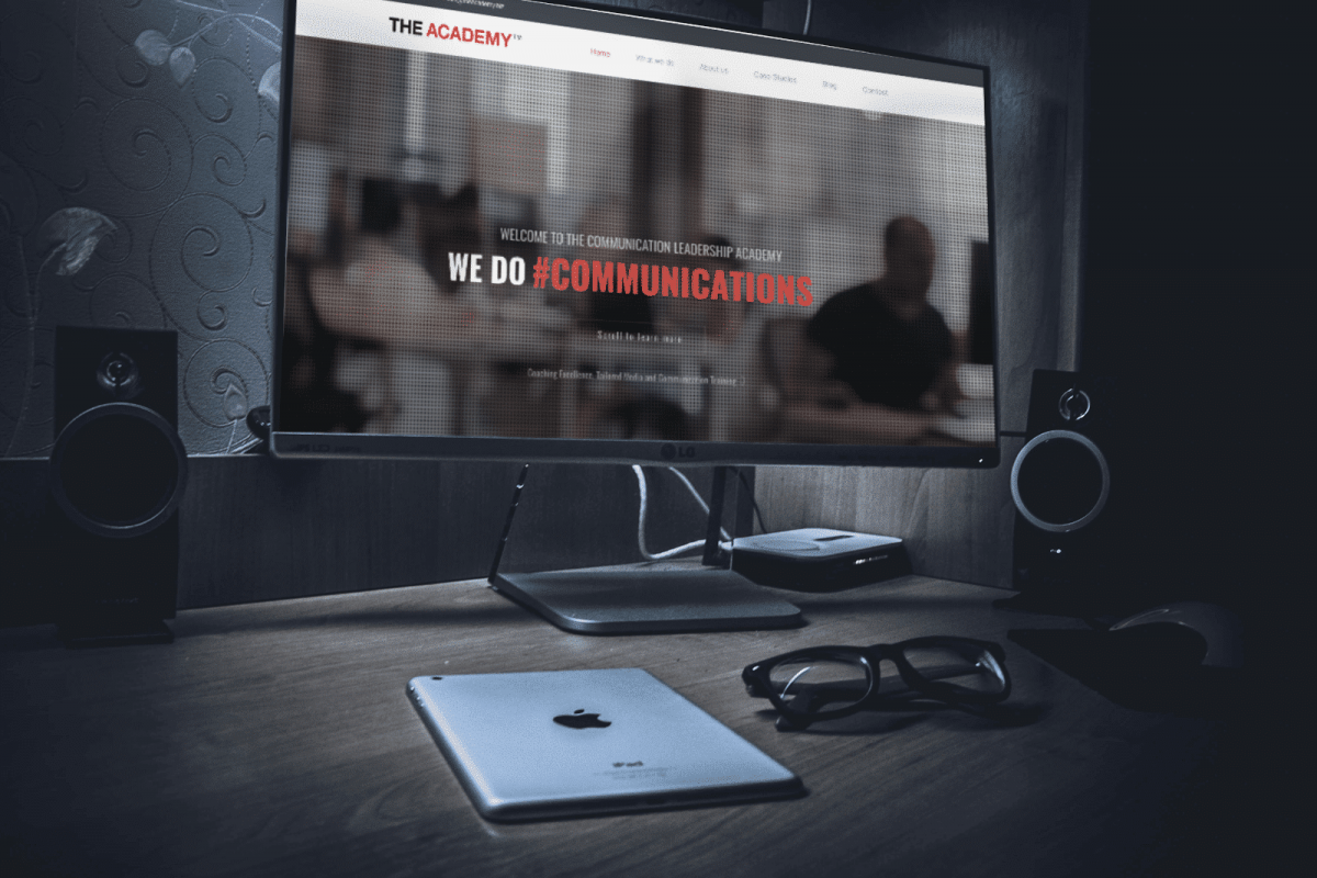 Media Training Website Design