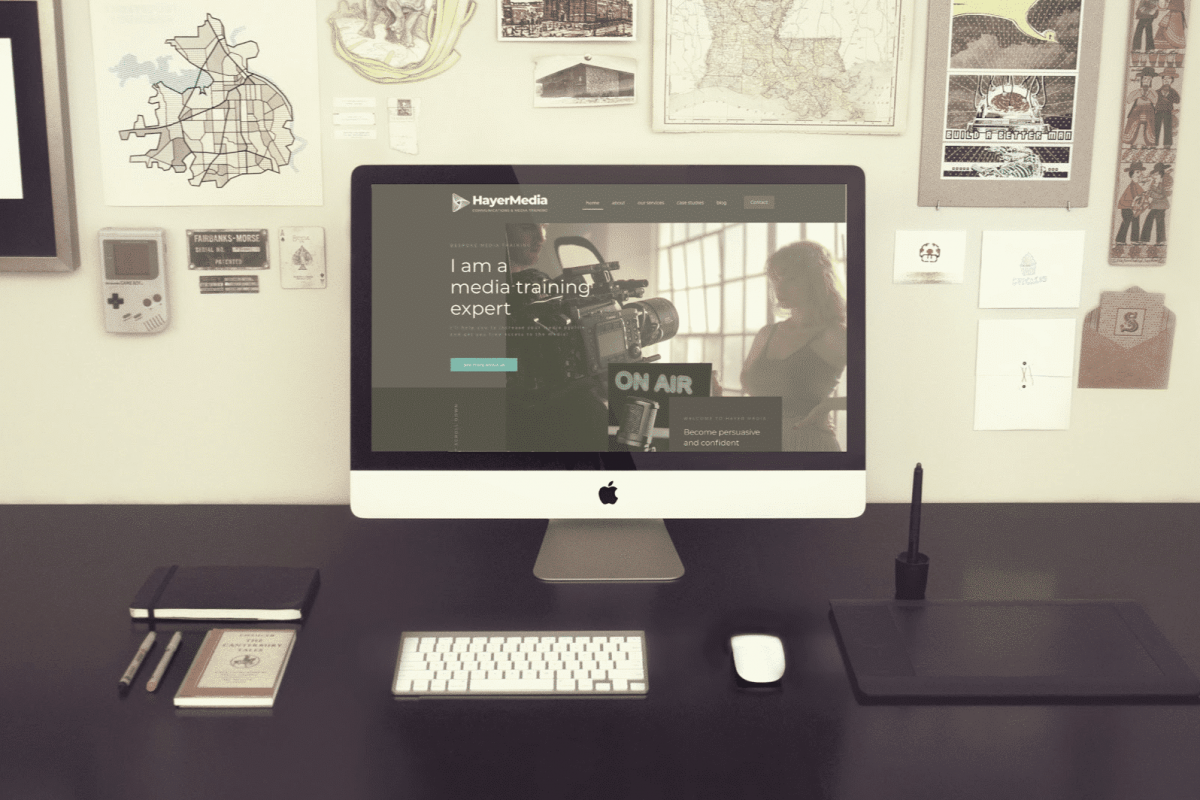 Media Training Website Design