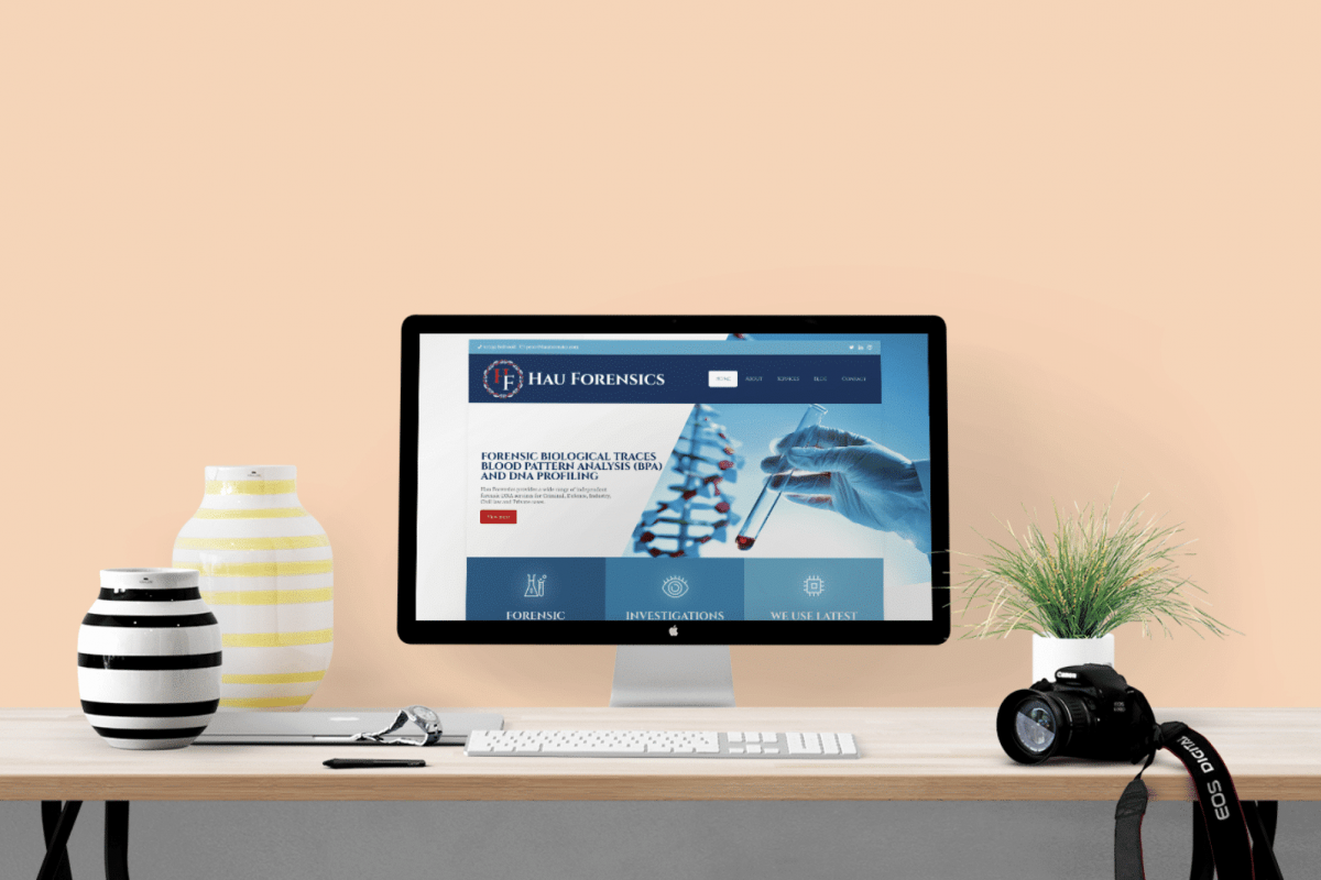Forensics Business Website Design